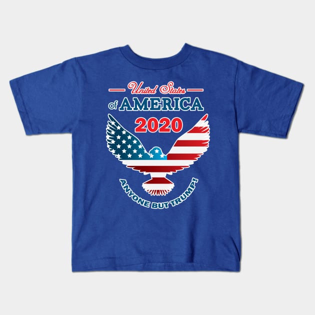2020 Anyone but Trump Make America Nice Again Kids T-Shirt by creative